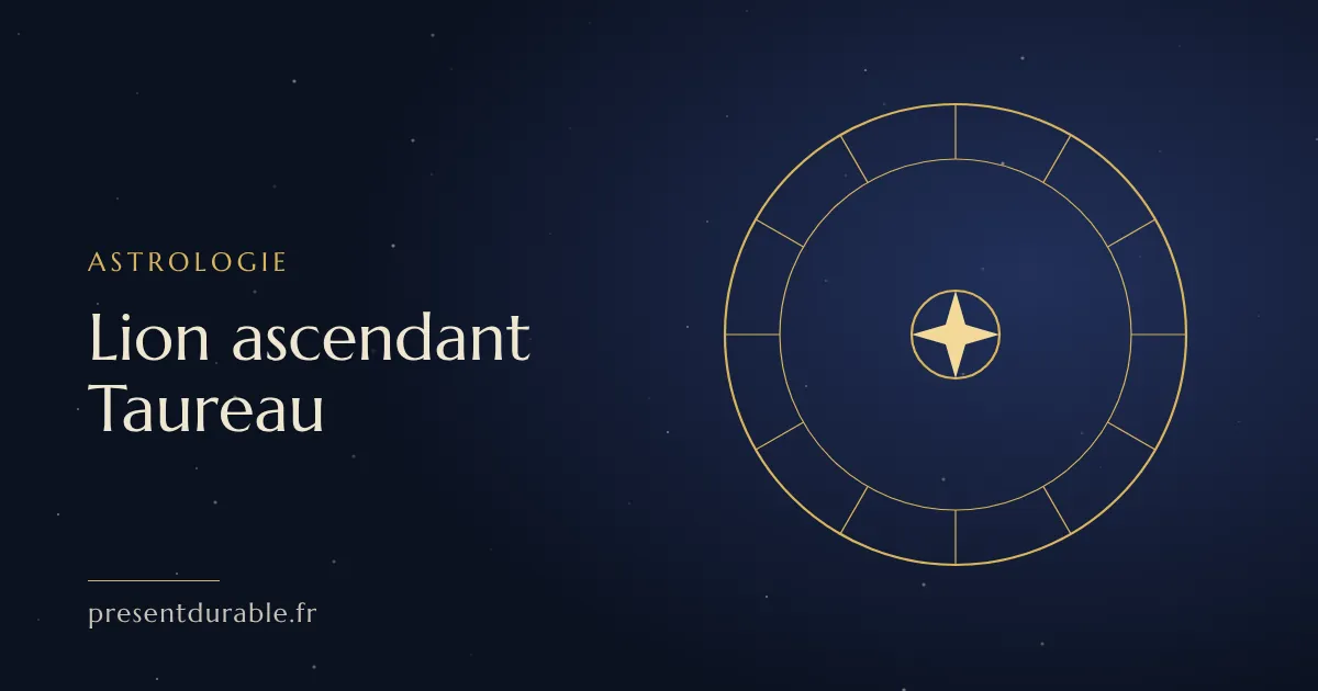 Illustration : Lion ascendant Taureau
